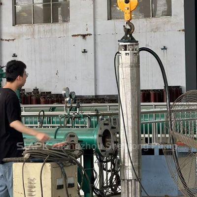 Large Flow Stainless Steel Submersible Pump 30 Meter Head Suitable For Mine Construction Site Drainage