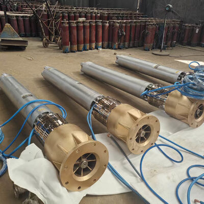 Vertical Stainless Steel Submersible Pump Including Machinery Seal Pump and Flow Rate 5m3h to 2500m3h Designed for Water Pumping