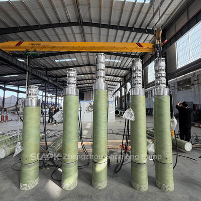 Vertical Stainless Steel Submersible Pump Including Machinery Seal Pump and Flow Rate 5m3h to 2500m3h Designed for Water Pumping