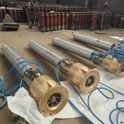 Vertical Stainless Steel Submersible Pump Including Machinery Seal Pump and Flow Rate 5m3h to 2500m3h Designed for Water Pumping