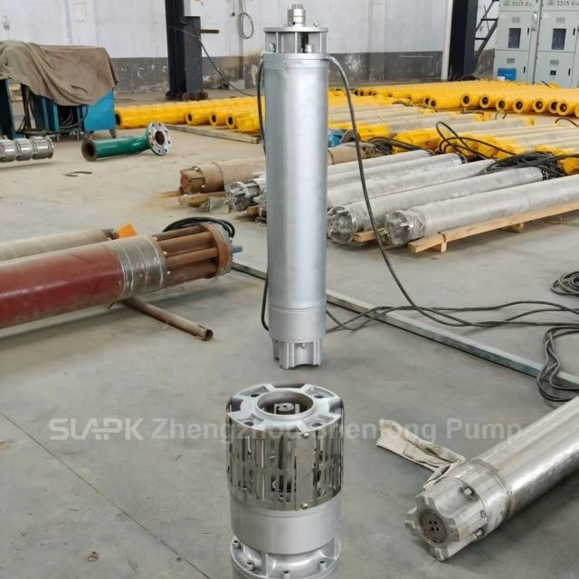 125kw 400m3/h 67m Κεφαλή Ατσάλι Πυροβόλητη αντλία νερού Βαθιά αντλία πηγάδι για ζεστή πώληση