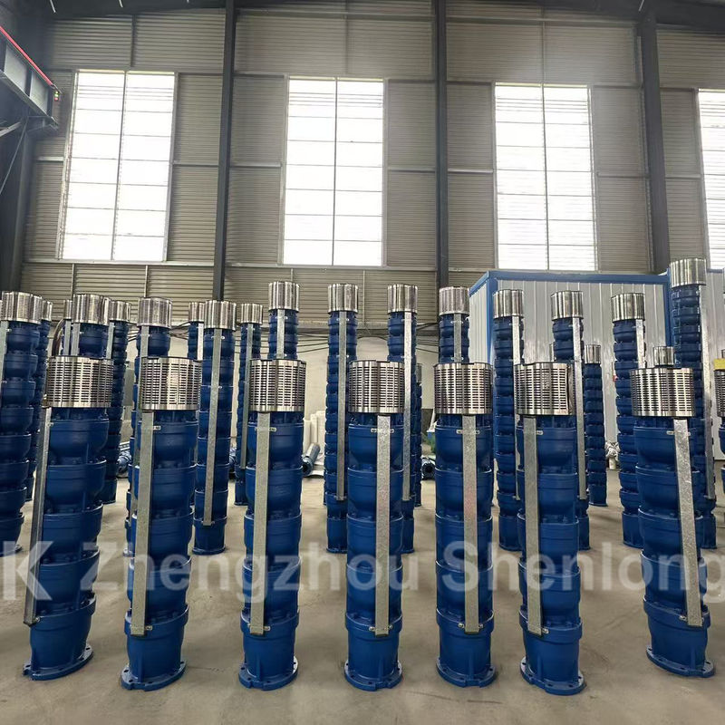 Μεγάλη βυθισμένη αντλία 600 m3/h με κινητήρα 75kW και ελκυστήρα SS304