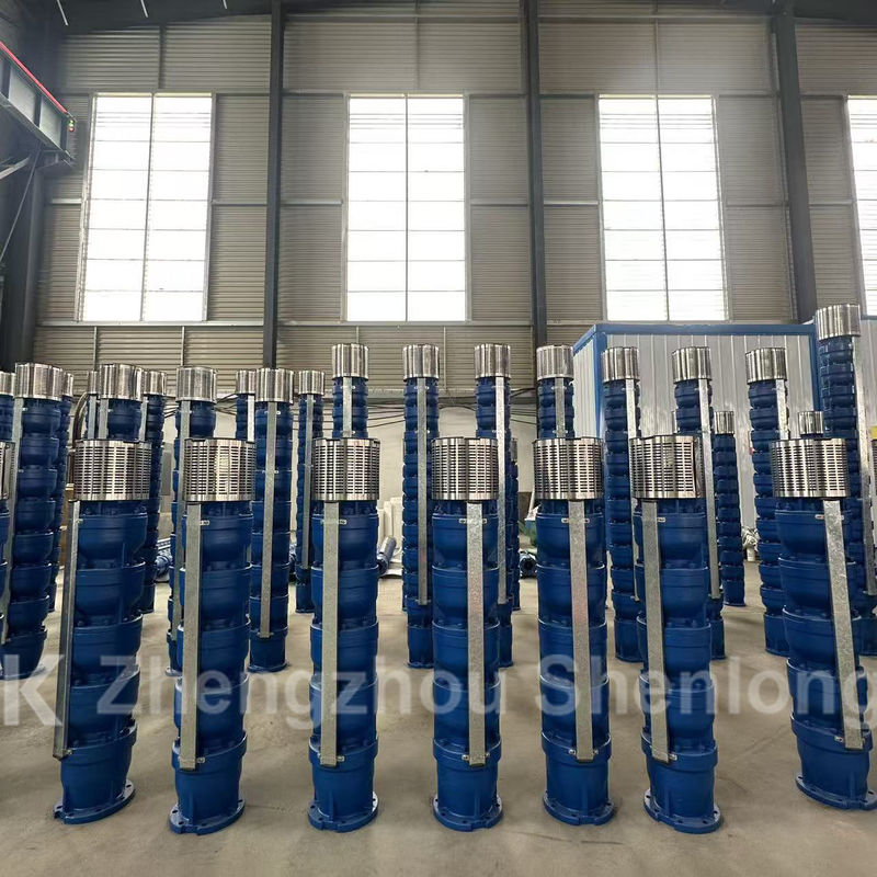Μεγάλη βυθισμένη αντλία 600 m3/h με κινητήρα 75kW και ελκυστήρα SS304