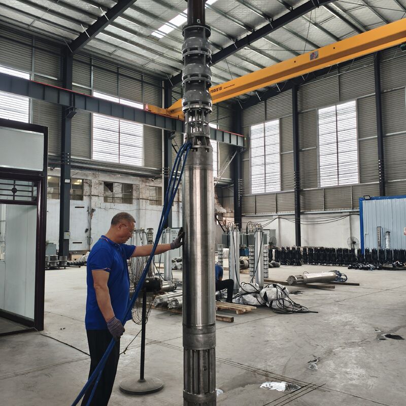 300QJH400-80/2-150KW από ανοξείδωτο χάλυβα Βαθιά βυθισμένη αντλία ανθεκτική στη διάβρωση λύση παροχής νερού για υπεράκτιες πλατφόρμες