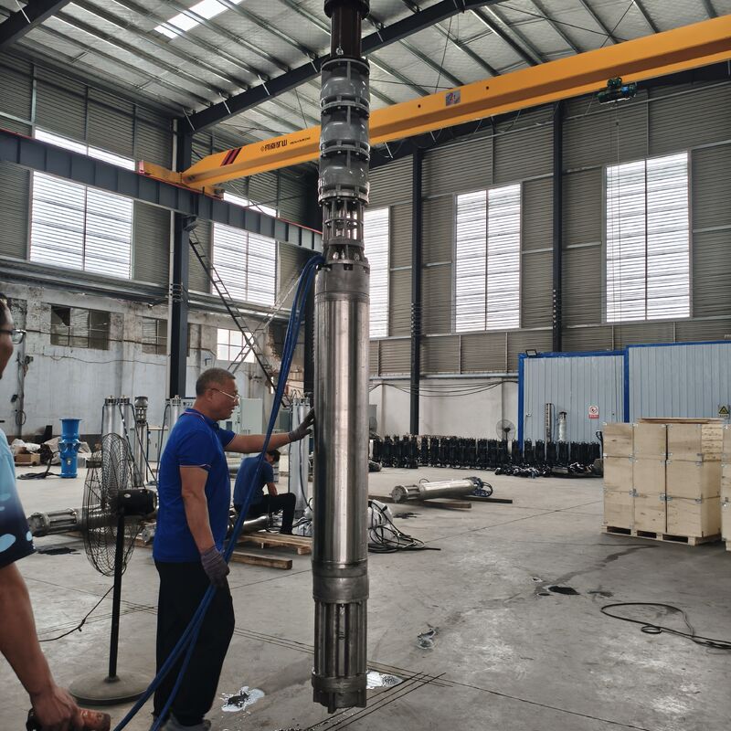 300QJH400-80/2-150KW από ανοξείδωτο χάλυβα Βαθιά βυθισμένη αντλία ανθεκτική στη διάβρωση λύση παροχής νερού για υπεράκτιες πλατφόρμες