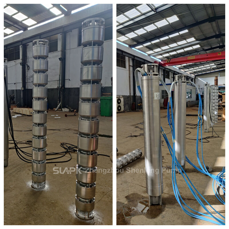 250QJH108-240-132KW Υποβρύχια Αντλία από Χυτοσίδηρο Ανοξείδωτο Ατσάλι με 240m Μανομετρικό Ύψος για Εισαγωγή Θαλασσινού Νερού