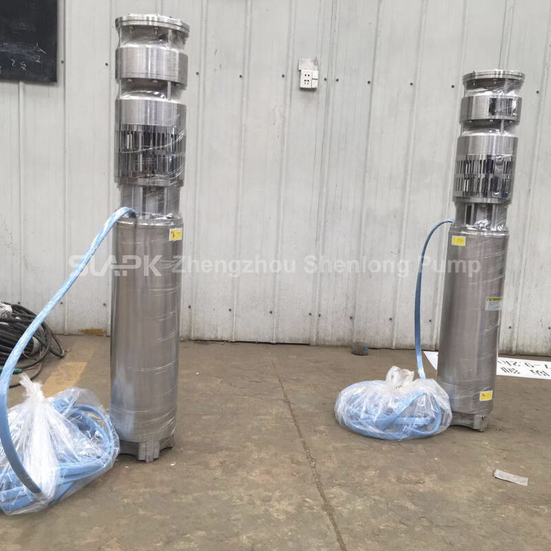 55KW βυθιστή αντλία πηγάδι από ανοξείδωτο χάλυβα με ροή 40 m3/h για εφαρμογές βαθιάς πηγής