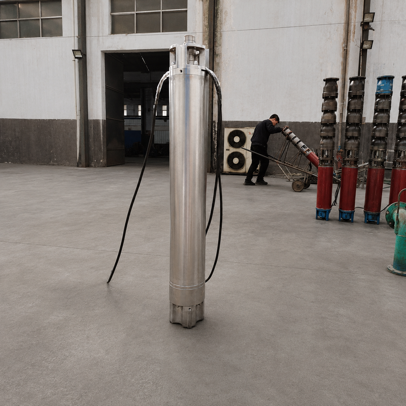 200QJH150-150-110kW Αντλία βαθέων πηγών από ανοξείδωτο χάλυβα Αντλία υψηλής ροής και υψηλής κεφαλής για βαθέα πηγάδια και μηχανικά συστήματα ύδρευσης
