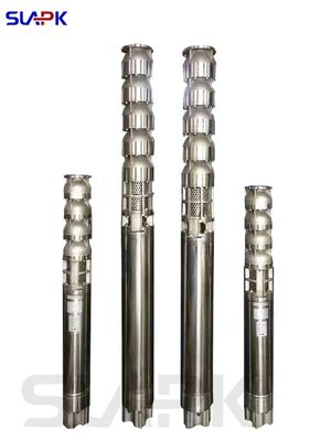 10m3/h-100m3/h QJ Βαθιά πηγή 600v 660v υποβρύχια αντλία από ανοξείδωτο χάλυβα