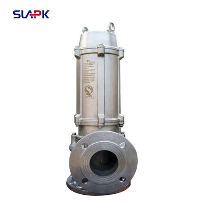 WQP SS316 Πυροβόλη αντλία αποβλήτων για αποβλήτα, λάσπη και αποχέτευση ∆ημοτικές και βιομηχανικές εφαρμογές