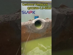 QSZ2500-7.5-65kw, Πρακτική ανατροφοδότηση πελατών για την αντλία βυθιζόμενου αξονικού τύπου σειράς QSZ